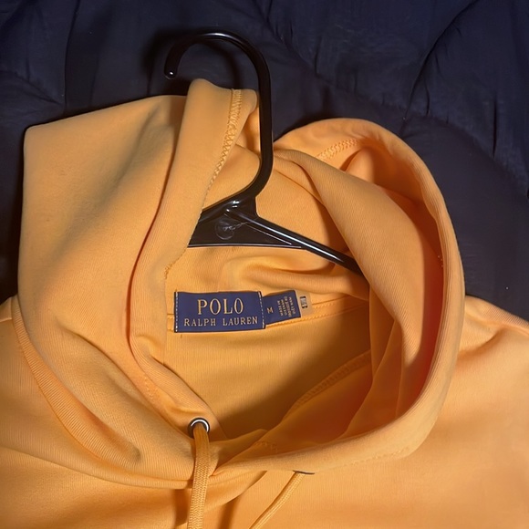 Yellow Polo Fleece Hoodie - Picture 3 of 4
